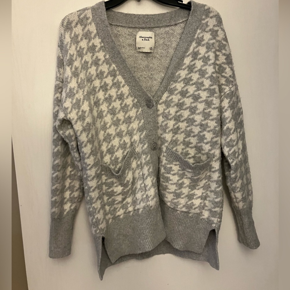 Abercrombie Houndstooth Cardigan - XS